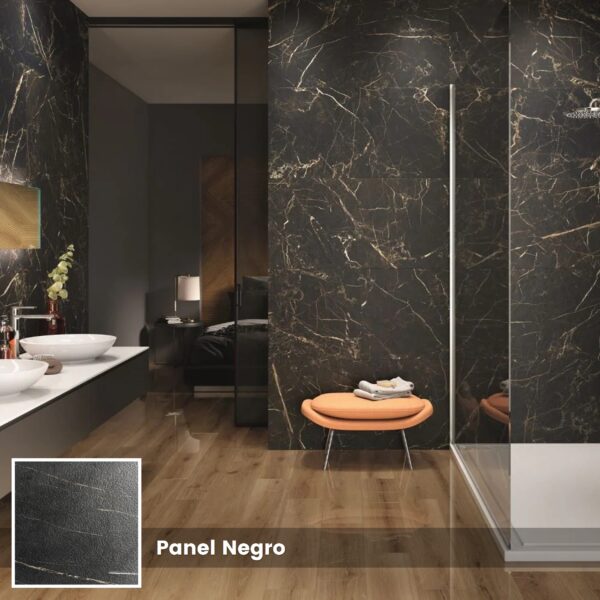 Panel Lastre PVC - Negro