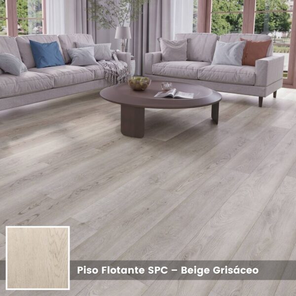 Piso F. SPC - Beige Grisáceo