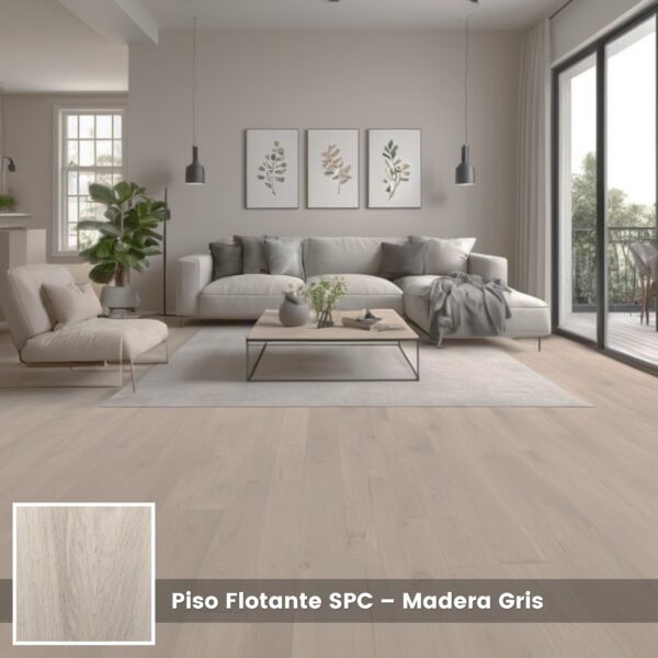 Piso F. SPC - Madera Gris