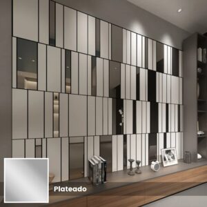 Panel Espejo - Plateado