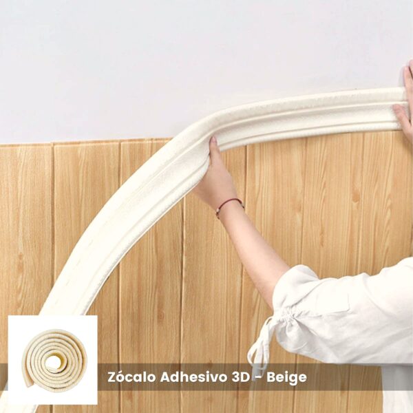 Zócalo Adhesivo Beige